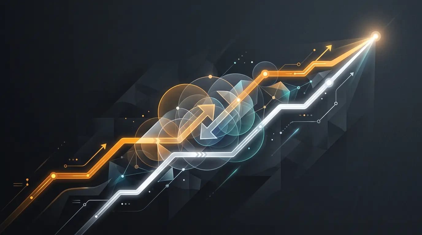Revenue share pricing model connecting AI platform performance to business growth through aligned incentives